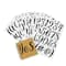 12 Pack: Black Hand Letter Alphabet Stickers by Recollections™